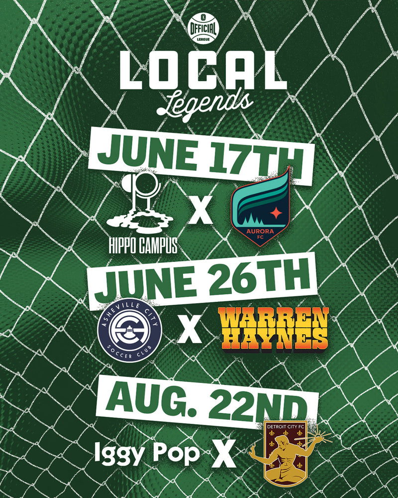 Official League Brings Local Legends to Soccer with USL Artist Collaborations