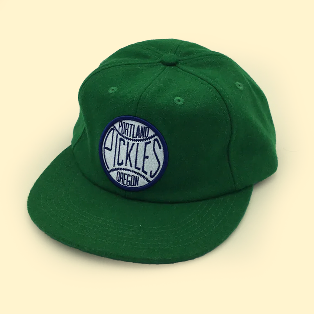 Official League Portland Pickles Script Forest Green Beanie