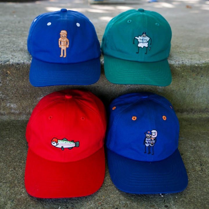 official league x mlb paint hats