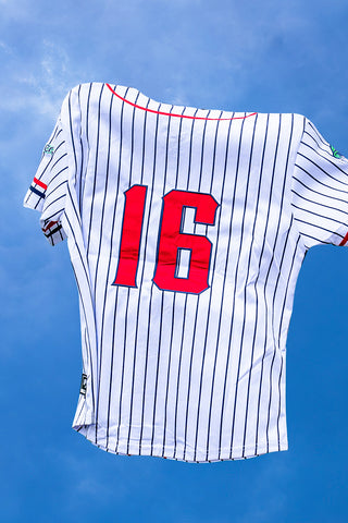 [ Brantley Gilbert x Gwinnett Stripers ] Home Pinstripe Jersey