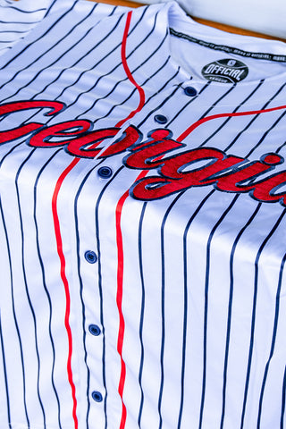 [ Brantley Gilbert x Gwinnett Stripers ] Home Pinstripe Jersey