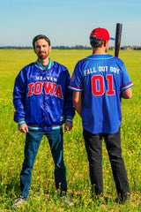 Fall Out Boy and Iowa Cubs collection worn by models