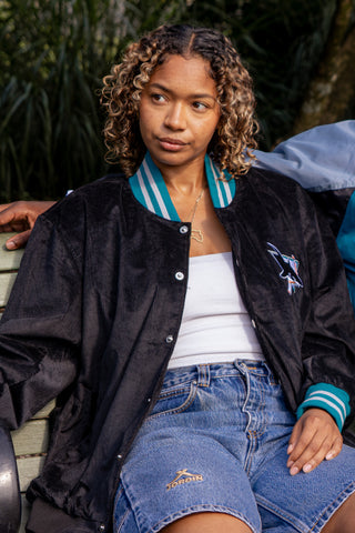 [ San Jose Sharks ] Retro Cord Jacket