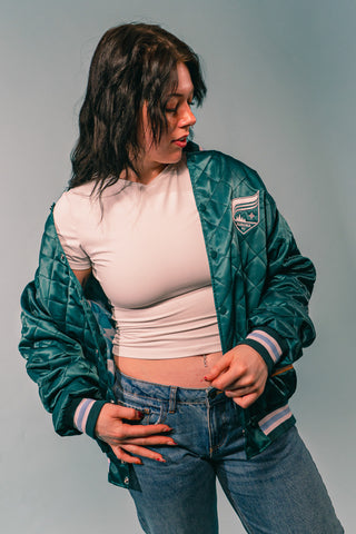 [ Minnesota Aurora FC ] Quilted Revival Satin - Official League
