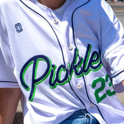 [ portland pickles ] white home jersey