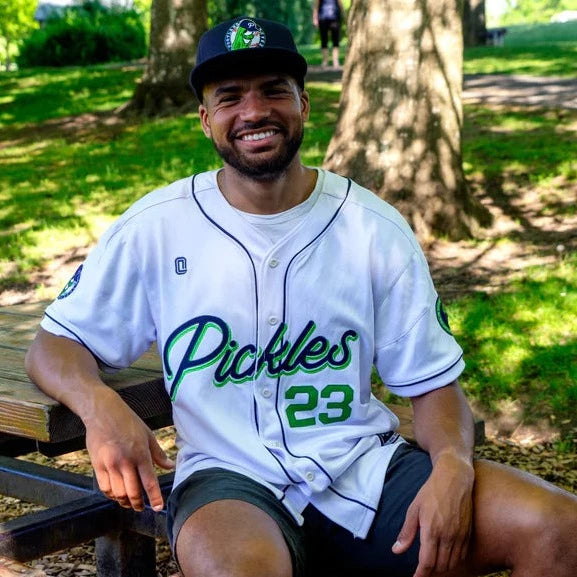 [ portland pickles ] white home jersey