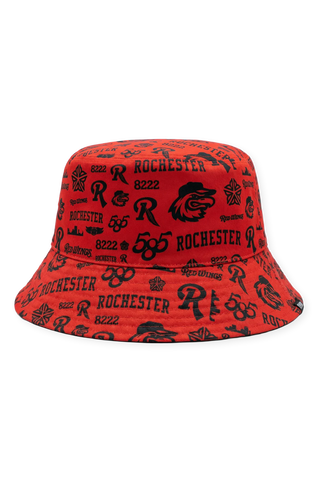 [ Rochester Red Wings ] 585 Reversible Bucket - Official League