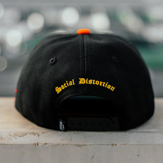 [ oc soccer club x social distortion ] snapback