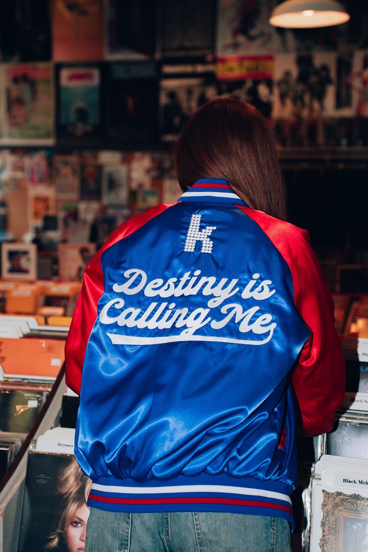 The Killers and BFLO Store Destiny Is Calling Me satin jacket back