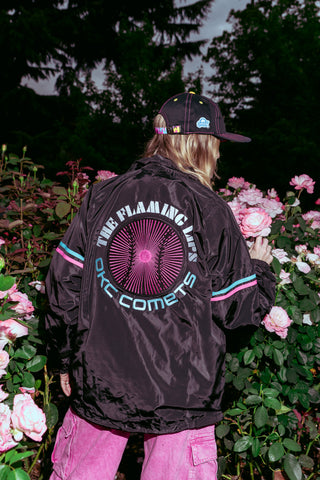 [ The Flaming Lips x Oklahoma City Comets ] Pink Robot Astro Coach Jacket