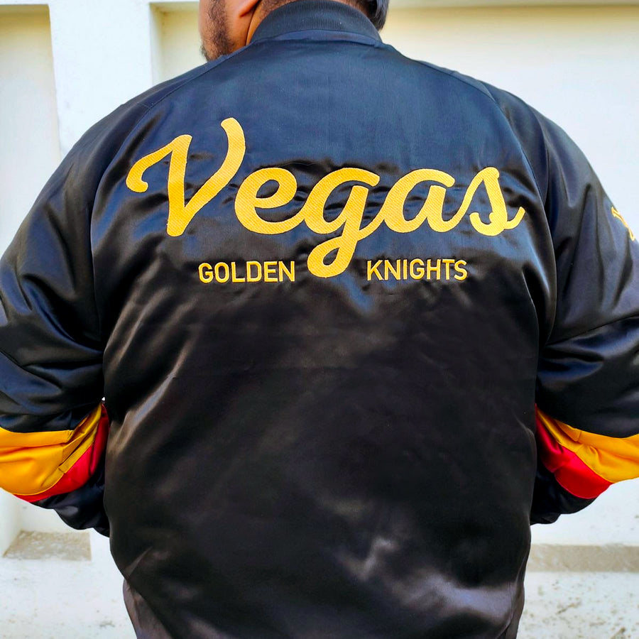 [ vegas golden knights ] satin jacket