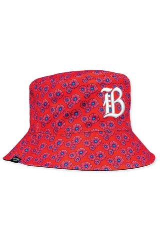 [ Bay FC ] Reversible Poppy Bucket Hat