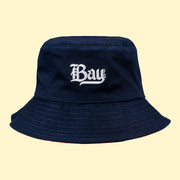 [ bay fc ] reversible poppy bucket hat