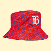 [ bay fc ] reversible poppy bucket hat