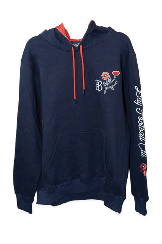 [ Bay FC ] Poppy Overlay Lining Hoodie