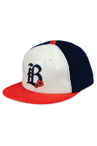 [ Bay FC ] Corduroy Multi Poppy Hat