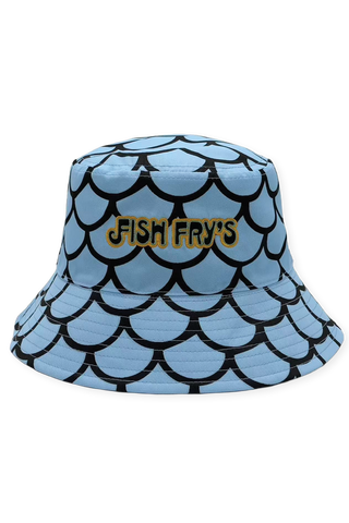 [ Lake County Fish Fry’s ] Reversible Denim Bucket - Official League