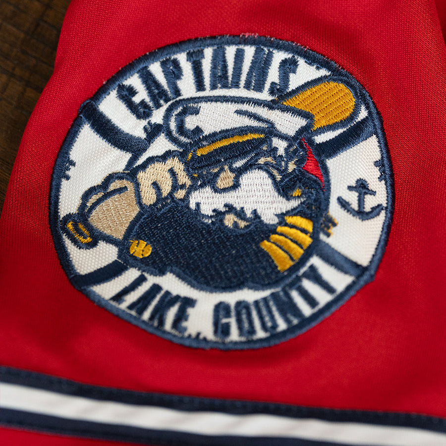 [ lake county captains ] 2025 red alternate jersey