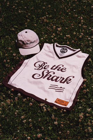 [ Deep Blue ] Be The Shark Cropped Jersey