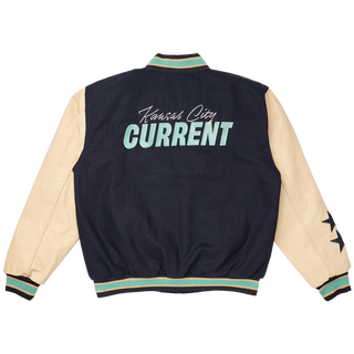[ KC Current ] Unisex Letterman Jacket