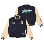 [ kc current ] unisex letterman jacket