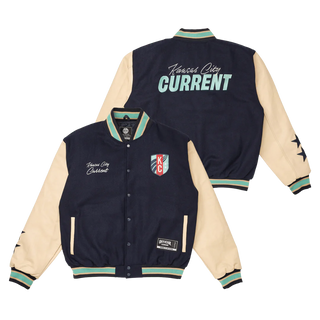 [ KC Current ] Unisex Letterman Jacket