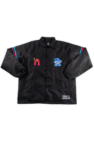 The Flaming Lips x Oklahoma City Comets Pink Robot Astro Skater Jacket product view