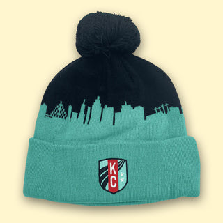 [ kansas city current 2024 nwsl playoff cityscape beanie