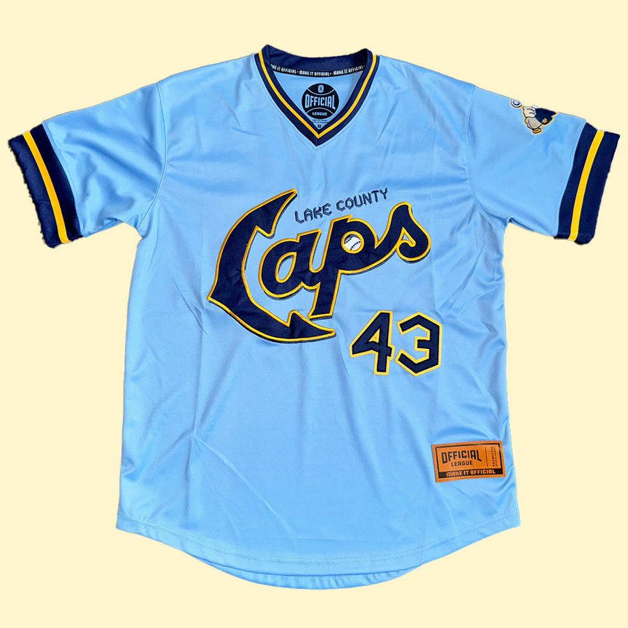 [ lake county captains ] 2025 blue alternate jersey