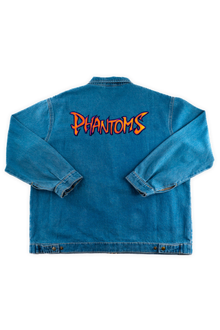 Lehigh Valley Phantoms Throwback Denim Jacket back