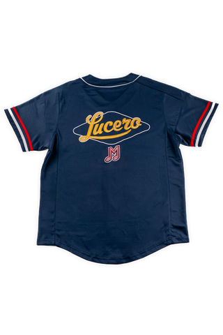 Lucero x Memphis Redbirds Memphis Original Jersey back