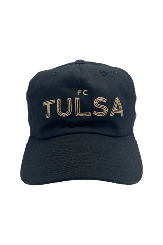 [  fc tulsa ] gold deco hat - Official League