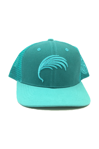 [ sarasota paradise ] teal trucker - Official League