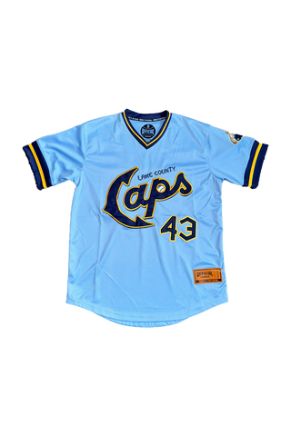 [ lake county captains ] 2025 blue alternate jersey - Official League