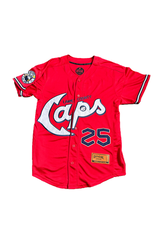 [ lake county captains ] 2025 red alternate jersey - Official League