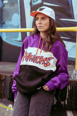 [ Lehigh Valley Phantoms ] ’96 Block Hoodie model hood2