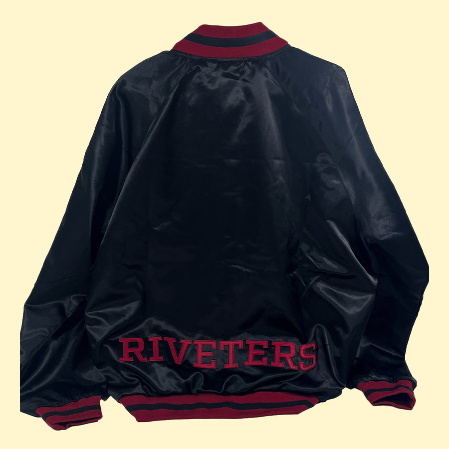 [ rose city riveters ] rose city satin jacket