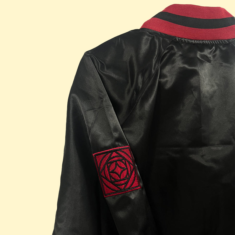 [ rose city riveters ] rose city satin jacket