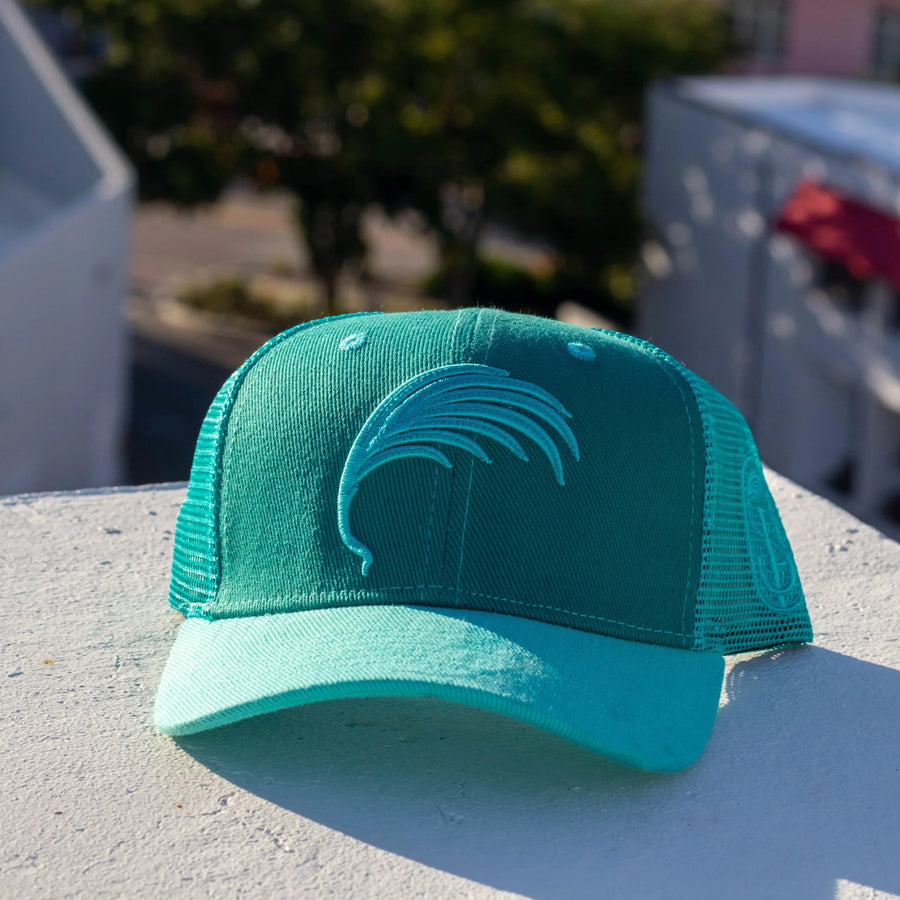 [ sarasota paradise ] teal trucker - Official League