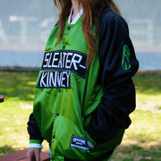 [ sleater-kinney x portland pickles ] satin jacket