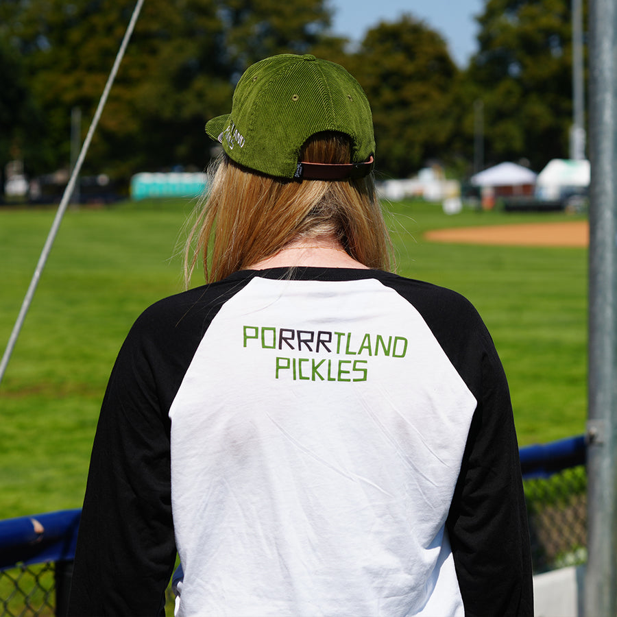 [ sleater-kinney x portland pickles ] baseball tee