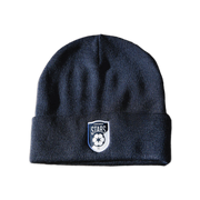 [ chicago stars ] knit crest cuff beanie