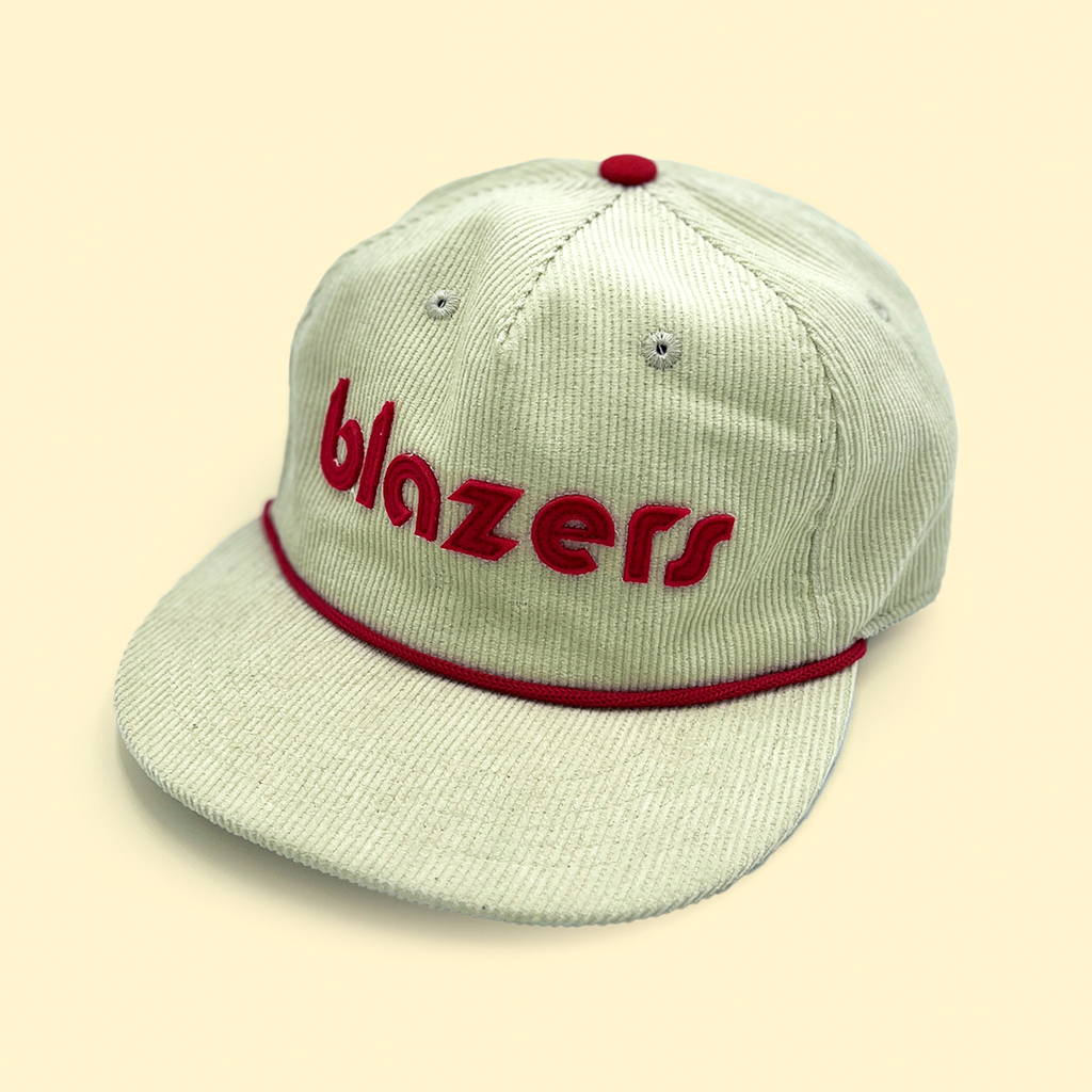 portland trail blazers cream cord