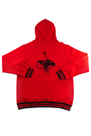 Portland Winterhawks Script Hoodie back product photo