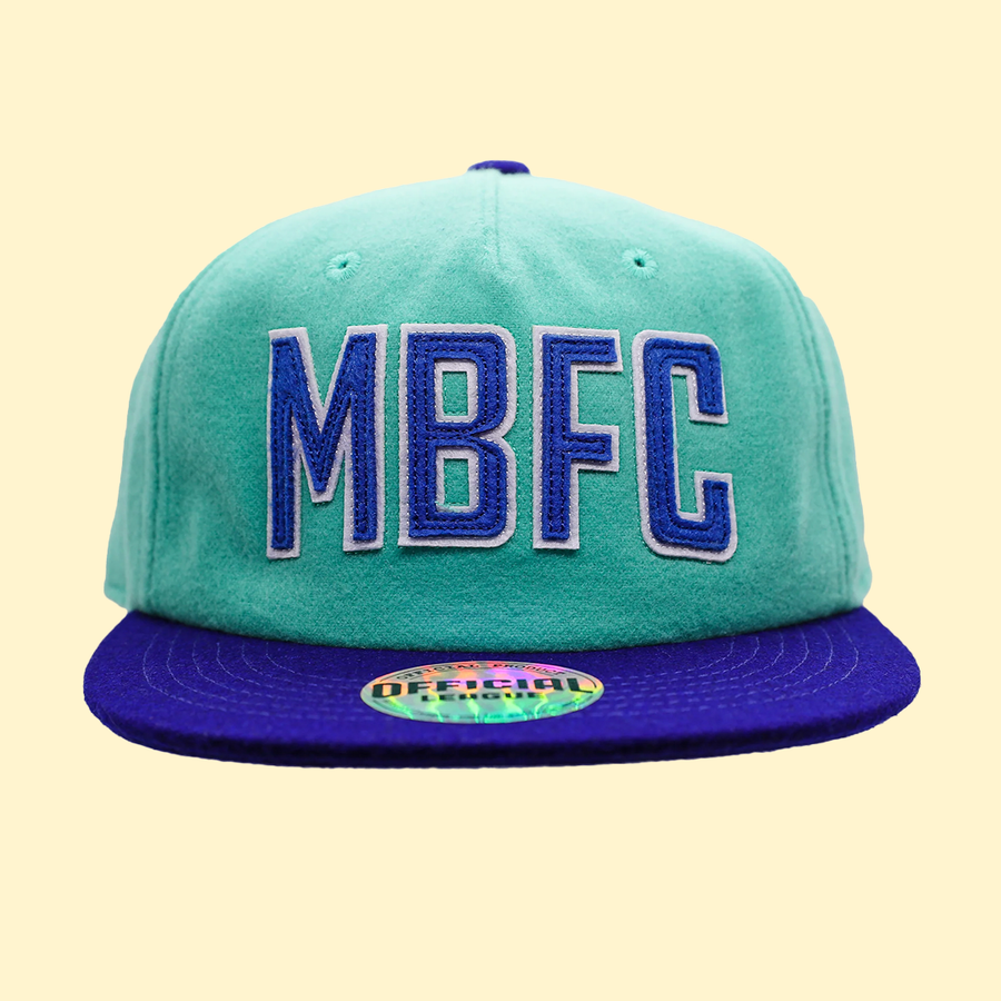 official league x monterey bay fc teal wooly hat