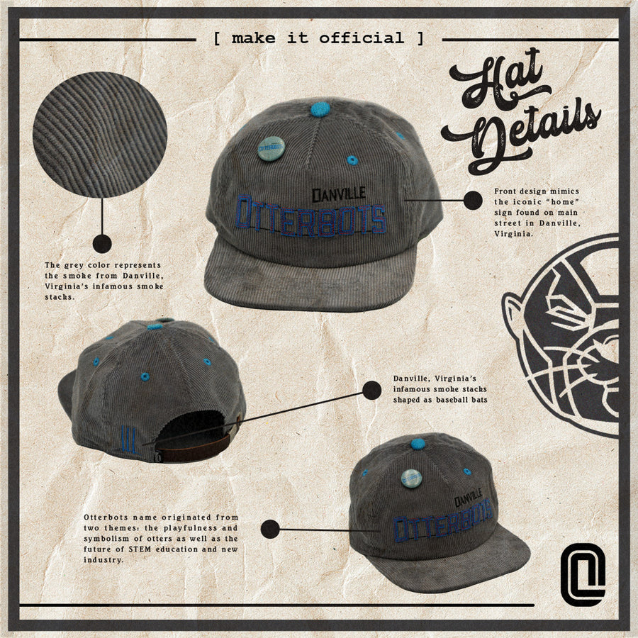 [  danville otterbots  ] home hat - Official League