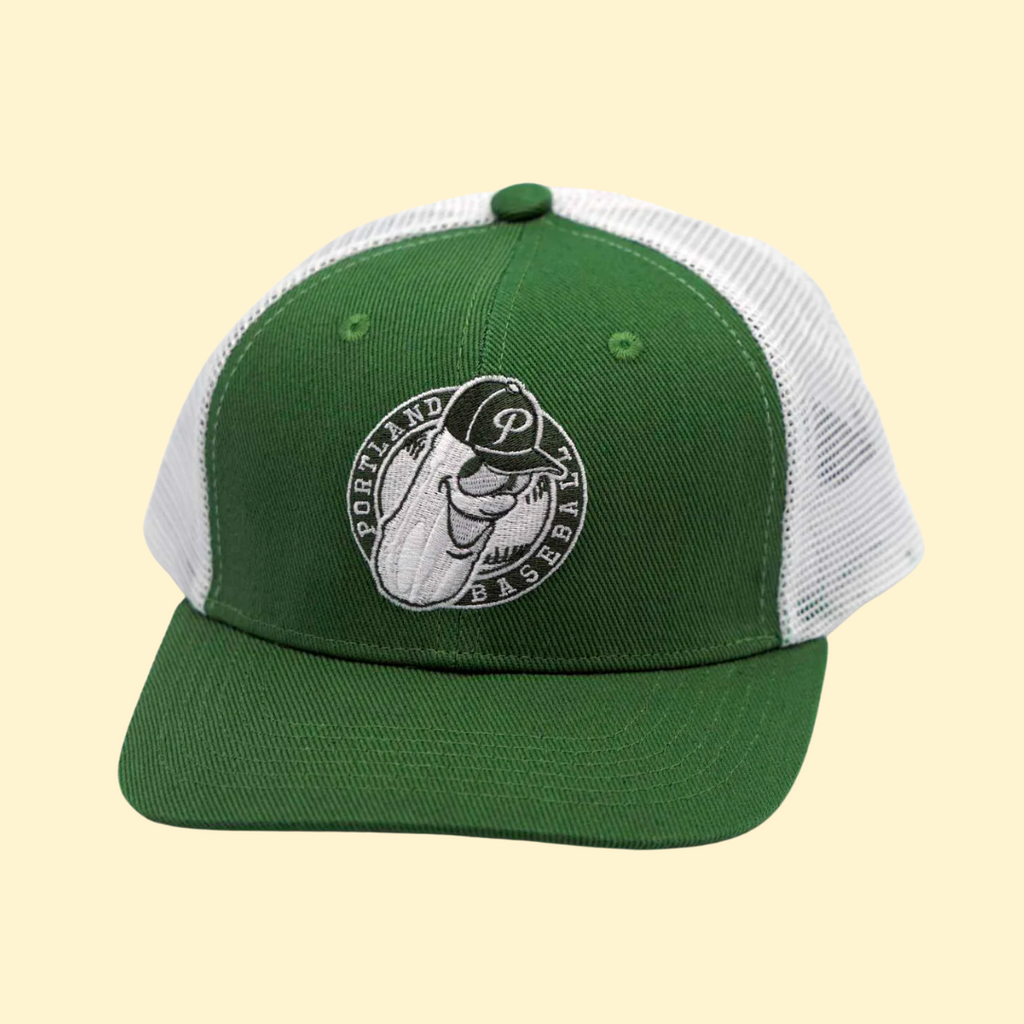 Official League Portland Pickles Badge Trucker Navy/White