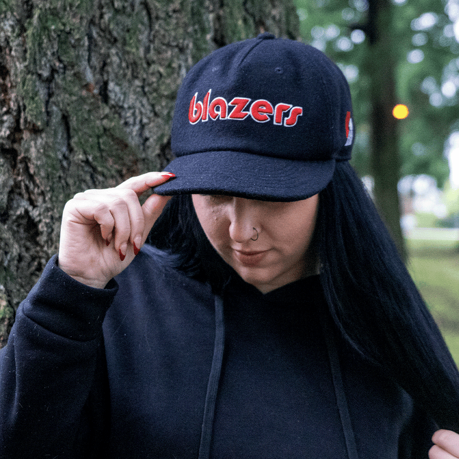 [ portland trail blazers ] black wool - Official League