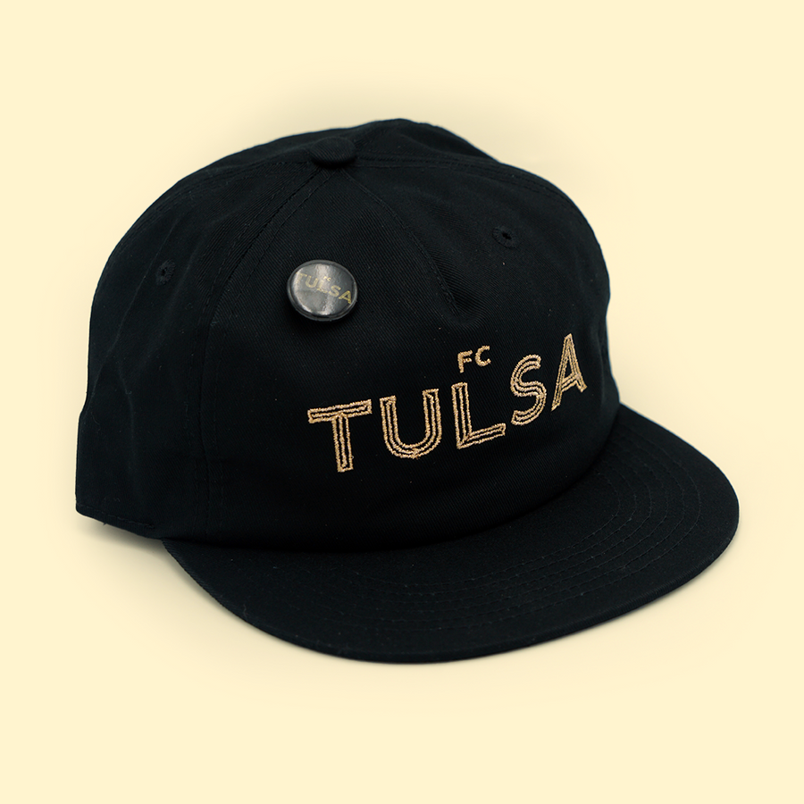 [  fc tulsa ] gold deco hat - Official League